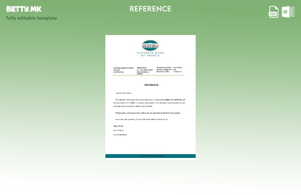 Модерен стил Референтен шаблон за затворање на Националната банка на Грција на Г